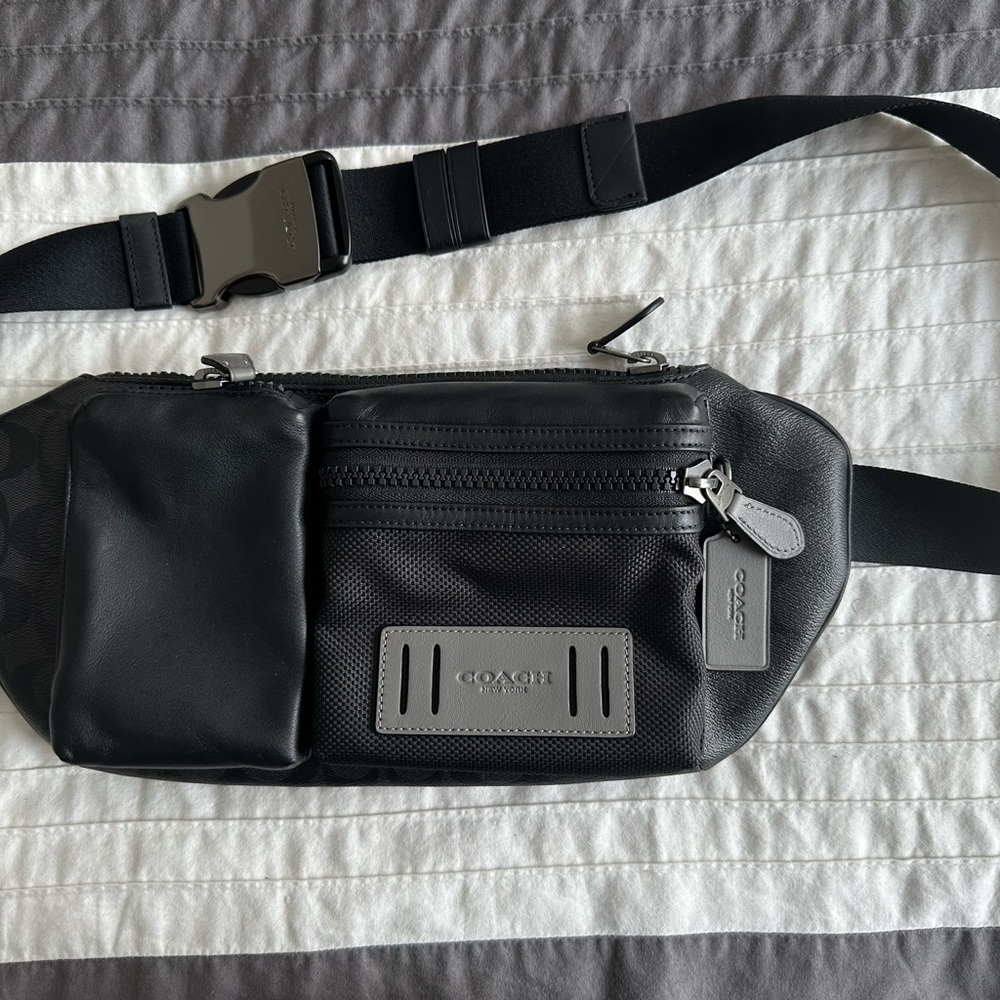 Coach Rider Belt Bag Signature Canvas